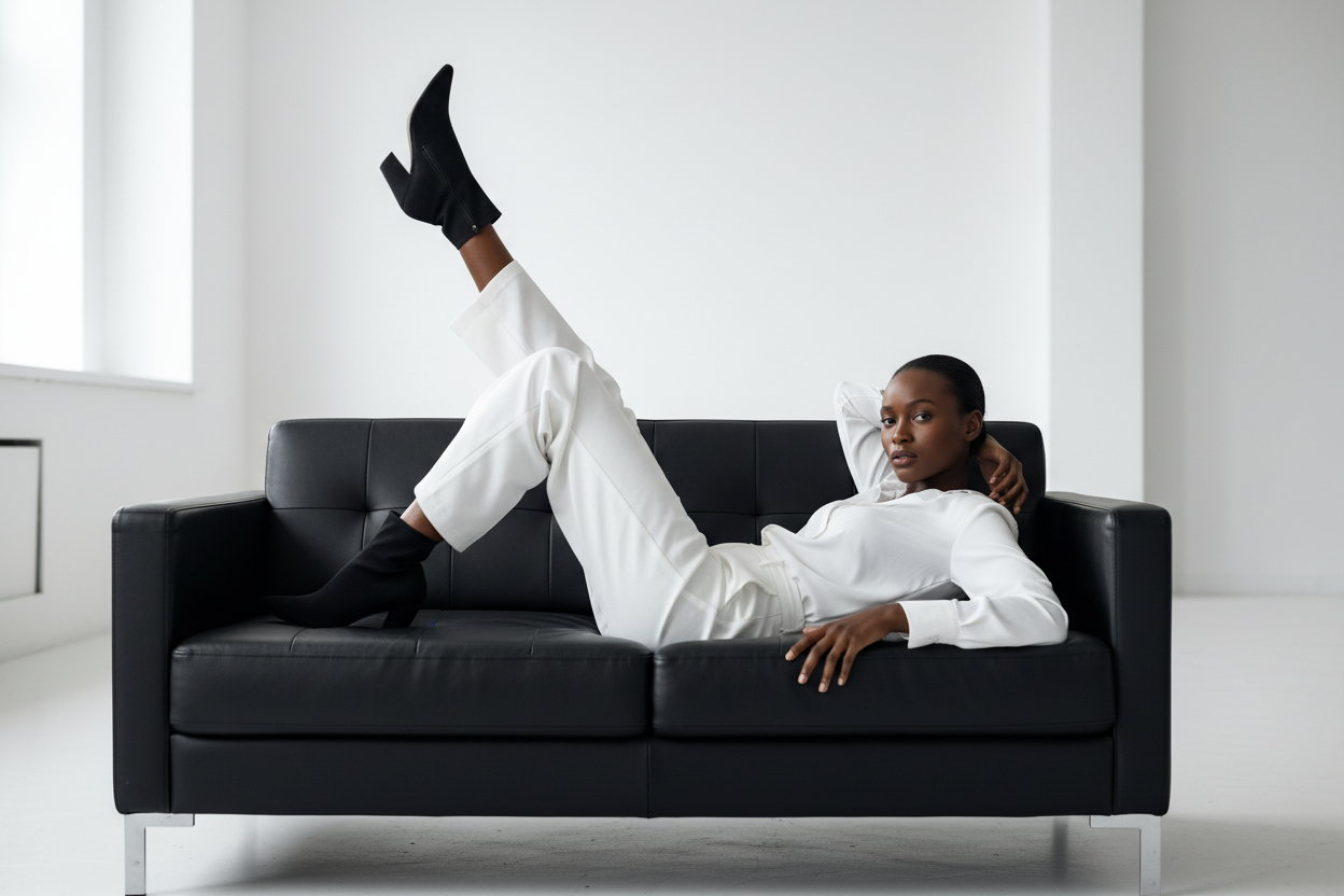 girl look like a sharp look